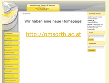 Tablet Screenshot of hs-orth.schulweb.at